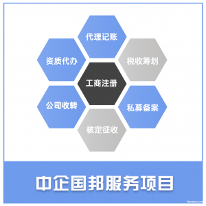 中企国邦集团提供一站式企业服务公司注册商标注册