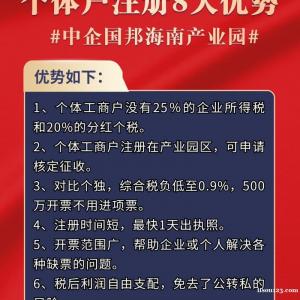 依托海南优惠政策个体核定是不错的税筹方式