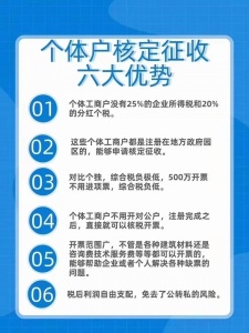 海南个体户核定征收有哪些优势