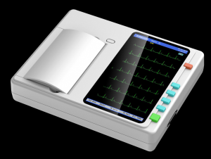 超便携大屏自动分析六道心电图机ECG-8206