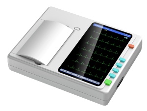 湖南瑞博超便携大屏自动分析六道心电图机ECG-8206