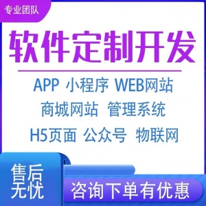 软件开发APP开发小程序定制人工智能AI桌面教育管理物联网家