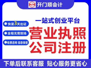 东莞沙田代理记账、代办营业执照、注册公司