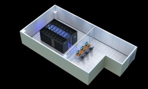 南昌某中学智能化机房扩建效果图制作|建筑面积98平米施工案例