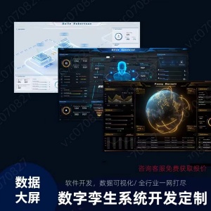 数字孪生系统开发数字孪生可视化大屏设计定制数字孪生系统定制